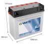 Motobaterie VARTA 519013 51913 12V 19Ah SLI