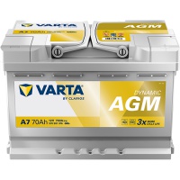 VARTA Dynamic AGM 12V 70Ah 760A, 570 901 076, A7