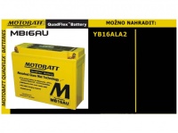 MOTOBATT MB16AU 12V 20,5Ah 230A