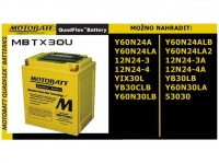 MOTOBATT MBTX30U 12V 34Ah 440A