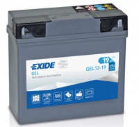 Motobaterie EXIDE 12V 19Ah 170A GEL12-19