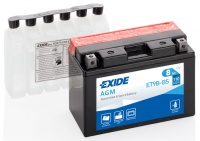 Motobaterie EXIDE 12V 8Ah 110A YT9B-BS