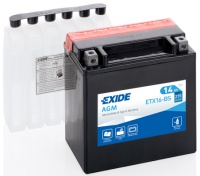 Motobaterie EXIDE 12V 14Ah 215A, YTX16-BS