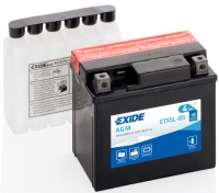 Motobaterie EXIDE 12V 4Ah 70A YTX5L-BS