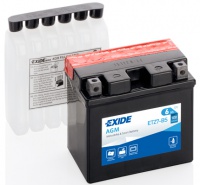 Motobaterie EXIDE 12V 6Ah 100A YTZ7-BS