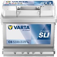 Autobaterie VARTA Dynamic SLI 12V 52Ah 520A, 552 401, C6