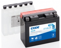 Motobaterie EXIDE 12V 10Ah 160A YT12B-BS