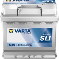 VARTA Dynamic SLI 12V 54Ah 530A, 554 400, C30