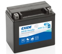 Motobaterie EXIDE 12V 12Ah 200A AGM12-12 (YTX14-BS)