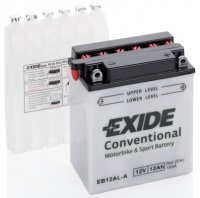 Motobaterie EXIDE 12V 12Ah 165A, YB12AL-A