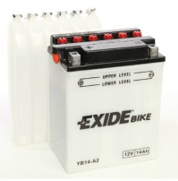 Motobaterie EXIDE 12V 14Ah 145A, YB14-A2