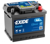 Autobaterie EXIDE Excell 12V 44Ah 420A EB442