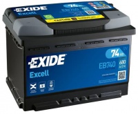 Autobaterie EXIDE Excell 12V 74Ah 680A EB740