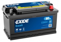 Autobaterie EXIDE Excell 12V 80Ah 700A EB802