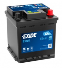 Autobaterie EXIDE Excell 12V 44Ah 400A EB440