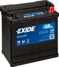 Autobaterie EXIDE Excell 12V 45Ah 330A EB450