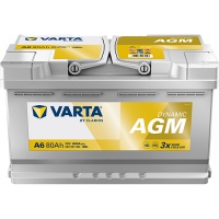 VARTA Dynamic AGM 12V 80Ah 800A, 580 901 080, A6