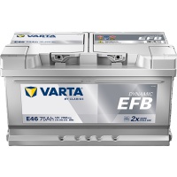 Autobaterie VARTA Dynamic EFB 12V 75Ah 730A, 575 500 073, E46