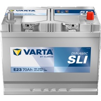 Autobaterie VARTA Dynamic SLI 12V 70Ah 630A, 570412, E23