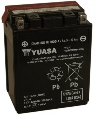 Motobaterie YUASA YTX14AH-BS 12V 12Ah 210A