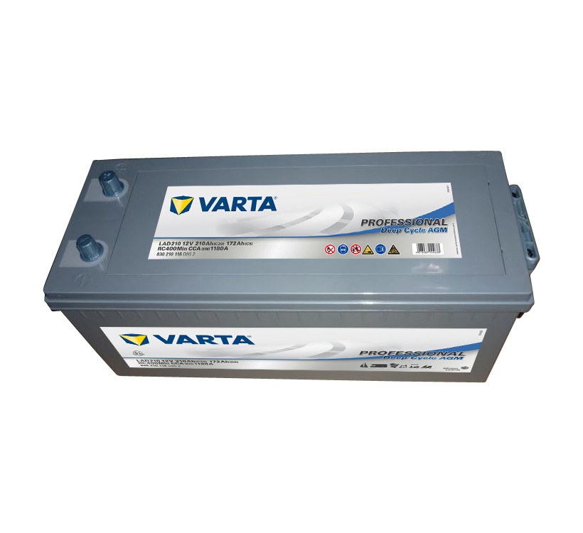 VARTA Professional DC AGM 12V 210Ah 1180A 830210118