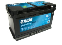 Autobaterie EXIDE Start-Stop AGM 12V 80Ah EK800