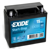 Autobaterie EXIDE Start-Stop přídavné AGM 12V 15Ah EK151