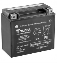 Motobaterie YUASA YTX20H-BS 12V 18Ah 310A