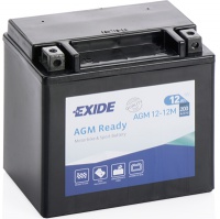 Motobaterie EXIDE 12V 12Ah 200A AGM12-12M YTX14-BS