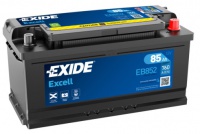 Autobaterie EXIDE Excell 12V 85Ah 760A EB852