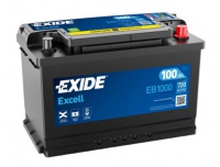 Autobaterie EXIDE Excell 12V 100Ah 720A EB1000