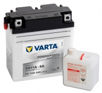 Motobaterie VARTA 6N11A-3A, 012014, 6V 11Ah 80A 