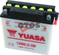 Motobaterie YUASA 12N5,5-3B 12V 5,5Ah 55A