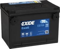 Autobaterie EXIDE Excell 12V 70Ah 740A EB708