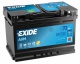 Autobaterie EXIDE Start-Stop AGM 12V 72Ah 760A EK720