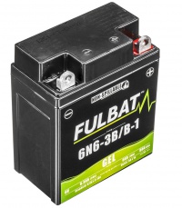 FULBAT motobaterie 6N6-3B/B-1GEL 6V 6Ah 50A