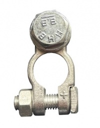 Svorka autobaterie mosaz s otočným šroubem M10x16mm +