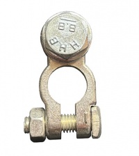 Svorka autobaterie mosaz s otočným šroubem M10x16mm -
