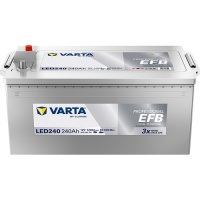VARTA Professional Dual Purpose EFB 12V 240Ah 1200A 932 240 120, LED240