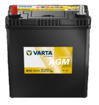 Autobaterie VARTA Dynamic AGM 12V 35Ah 340A 535902 A12 ASIA levá