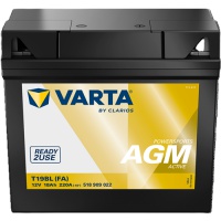 Motobaterie VARTA 518909 YT19BL 12V 18Ah AGM 220A