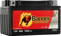 Motobaterie Banner BIKE BULL AGM 50615 YTX7A-BS 12V 6Ah 105A