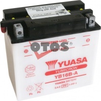 Motobaterie YUASA YB16B-A 12V 16Ah 207A