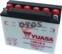 Motobaterie YUASA 12N18-3 12V 18Ah 140A