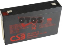 CSB BATTERY  HRL634WF2 6V 9Ah